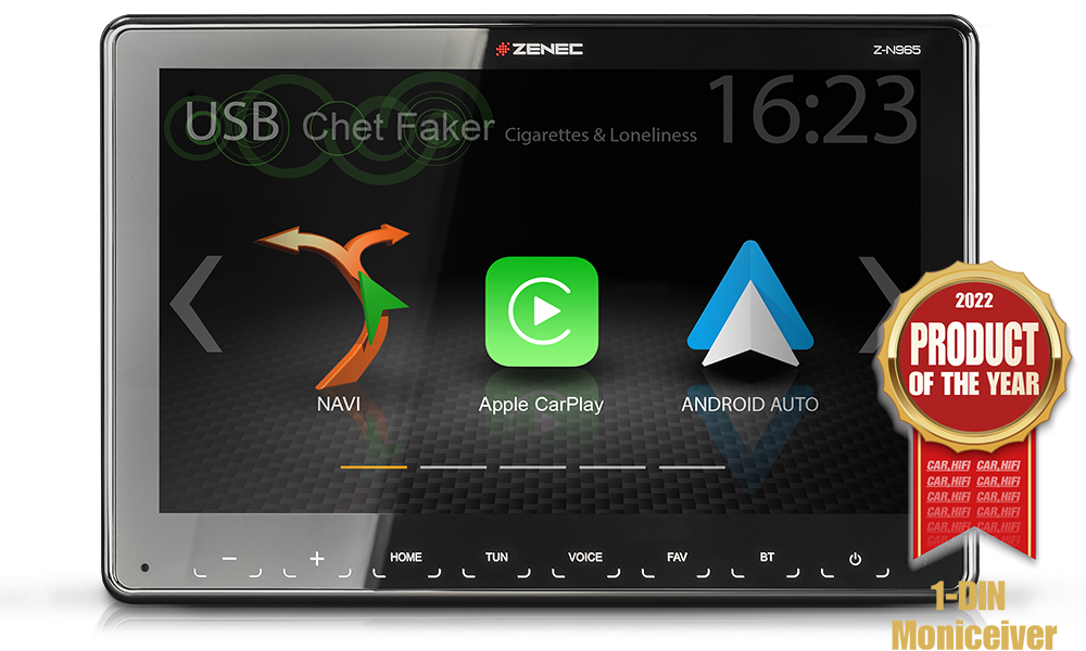 Zenec Z N Prime Din Infotainer Mit Hd Display Dab Autoradio