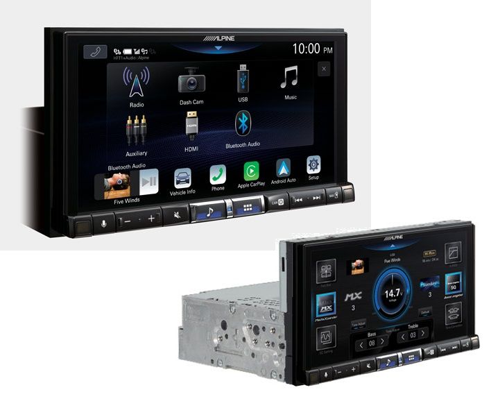 Alpine Ilx D Din Autoradio Und Digital Media Station Mit Zoll