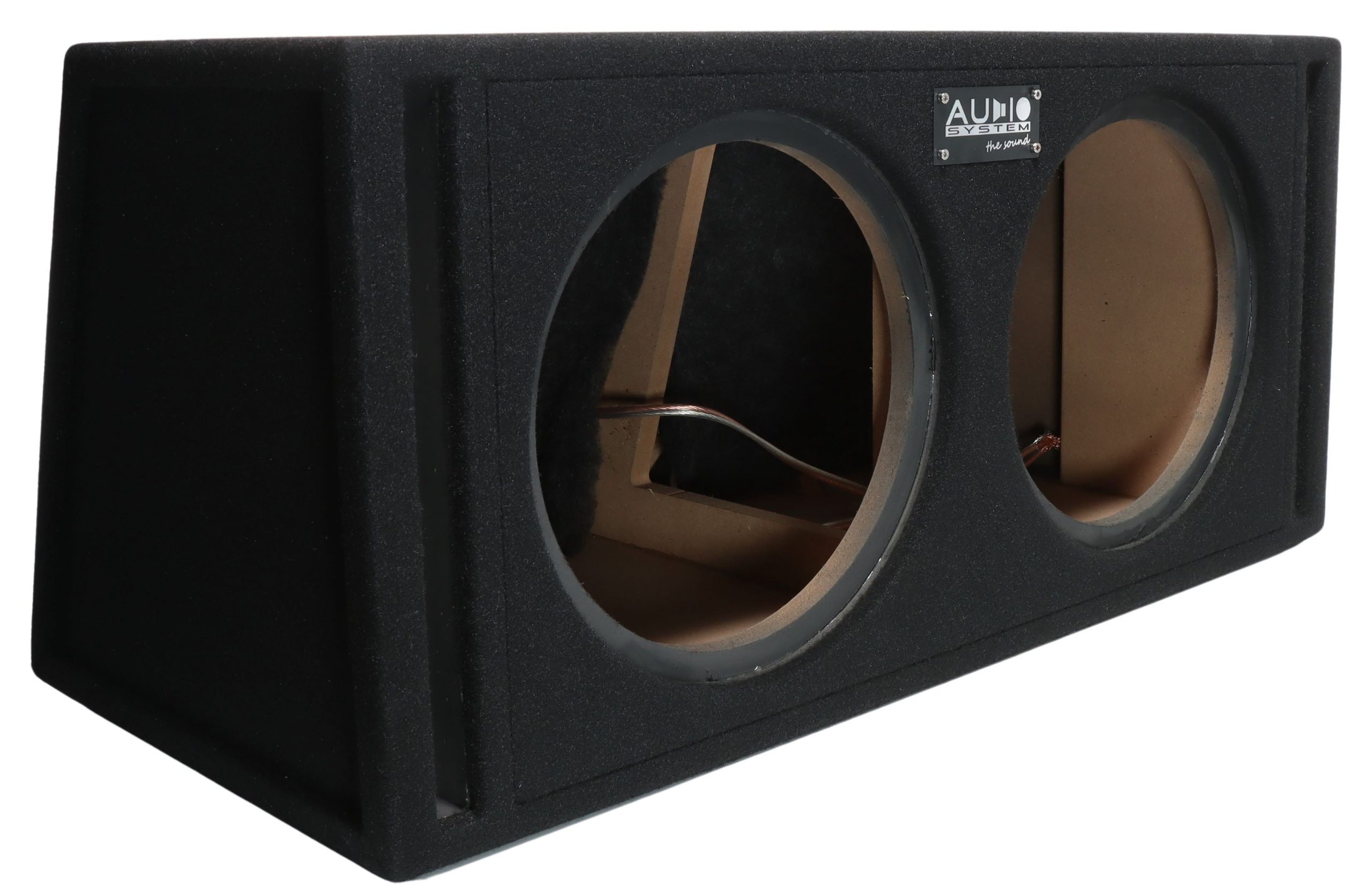 Audio System BR 12-2 EVO Subwoofer Doppel Leergehäuse für 2 x 30 cm (12") Bass / Woofer - Bassreflex Gehäuse mit 84 Liter   