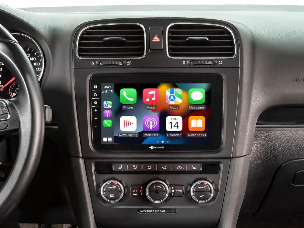 Dynavin D9-V8 Premium Flex Autoradio Navigation kompatibel mit VW, Passat, Golf, Tiguan, T5, T6, Seat, Skoda mit Carplay Android Auto