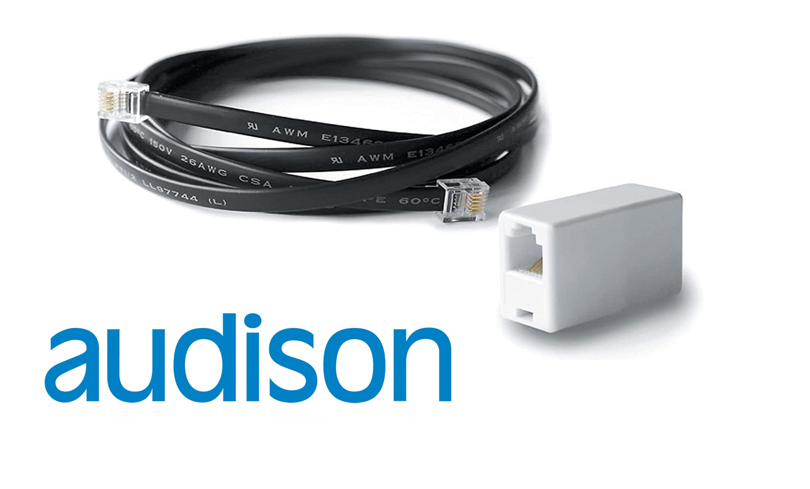Audison ECK DRC - Verlängerungskabel Set 2m Kabel und Adapter EXTENSION CABLE KIT 2mCABLE + ADAPTER