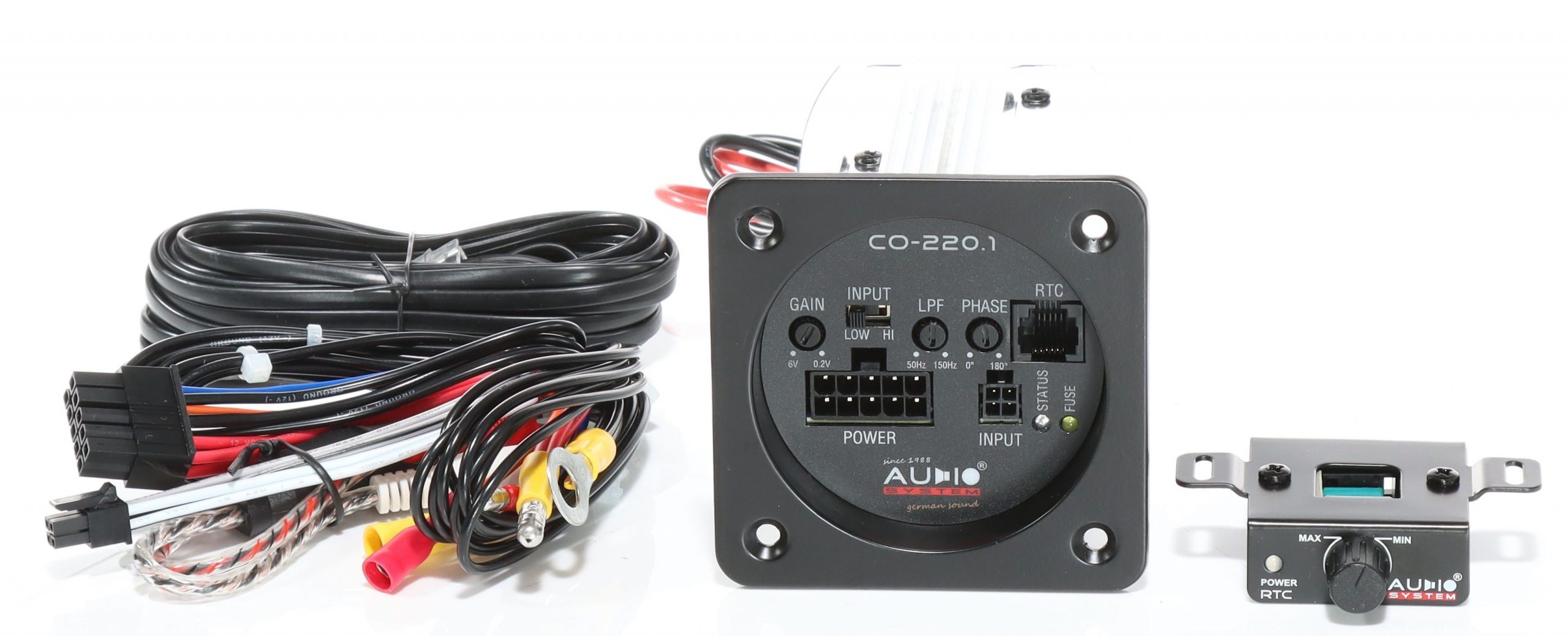 Audio System SUBFRAME M10-D4 ACTIVE 220 EVO2 Reserverad aktiv Subwoofer 350 Watt Bassgehäuse mit M10 EVO2-D4 + Verstärker CO-220.1   