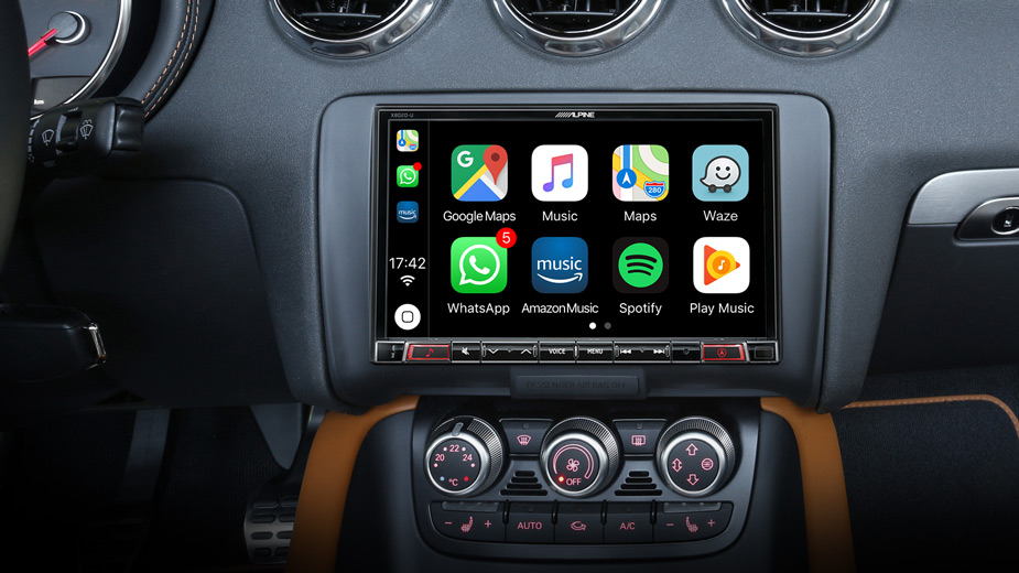 Alpine X803D-TT 8-Zoll-Navigationssystem für Audi TT (8J) mit DAB+,  kapazitivem Display, Apple CarPlay