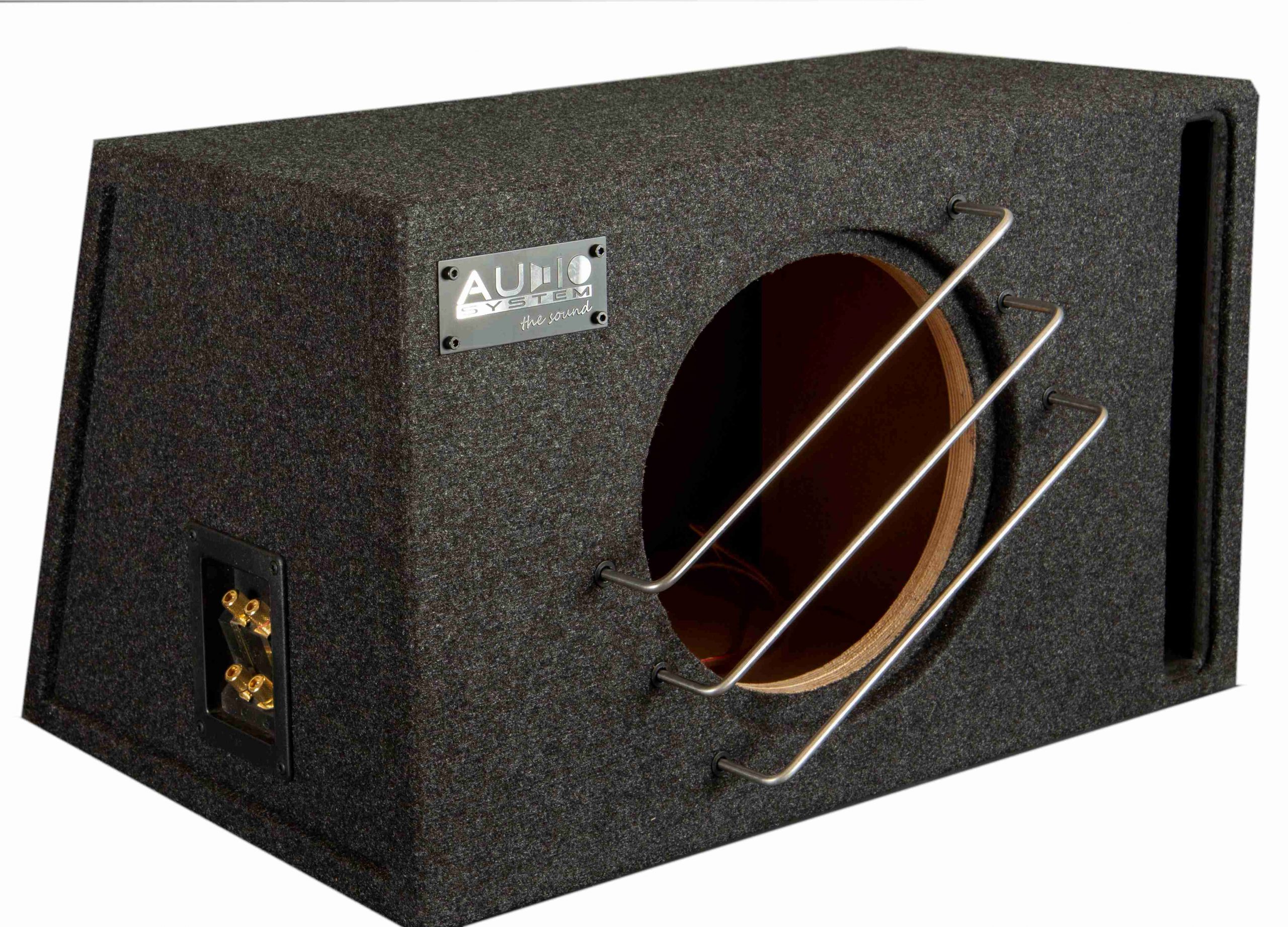 Audio System BR 12-80 Subwoofer Bassreflex Leergehäuse für 30 cm (12") Bass / Woofer - Gehäuse mit 80 Liter für zb. Audio System H12 EVO Subwoofer