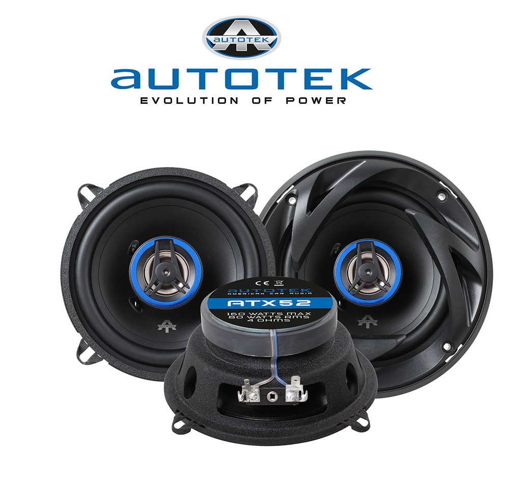 Autotek ATX52 13 cm (5.25") 2-Wege Koaxial Lautsprecher 160 Watt 1 Paar