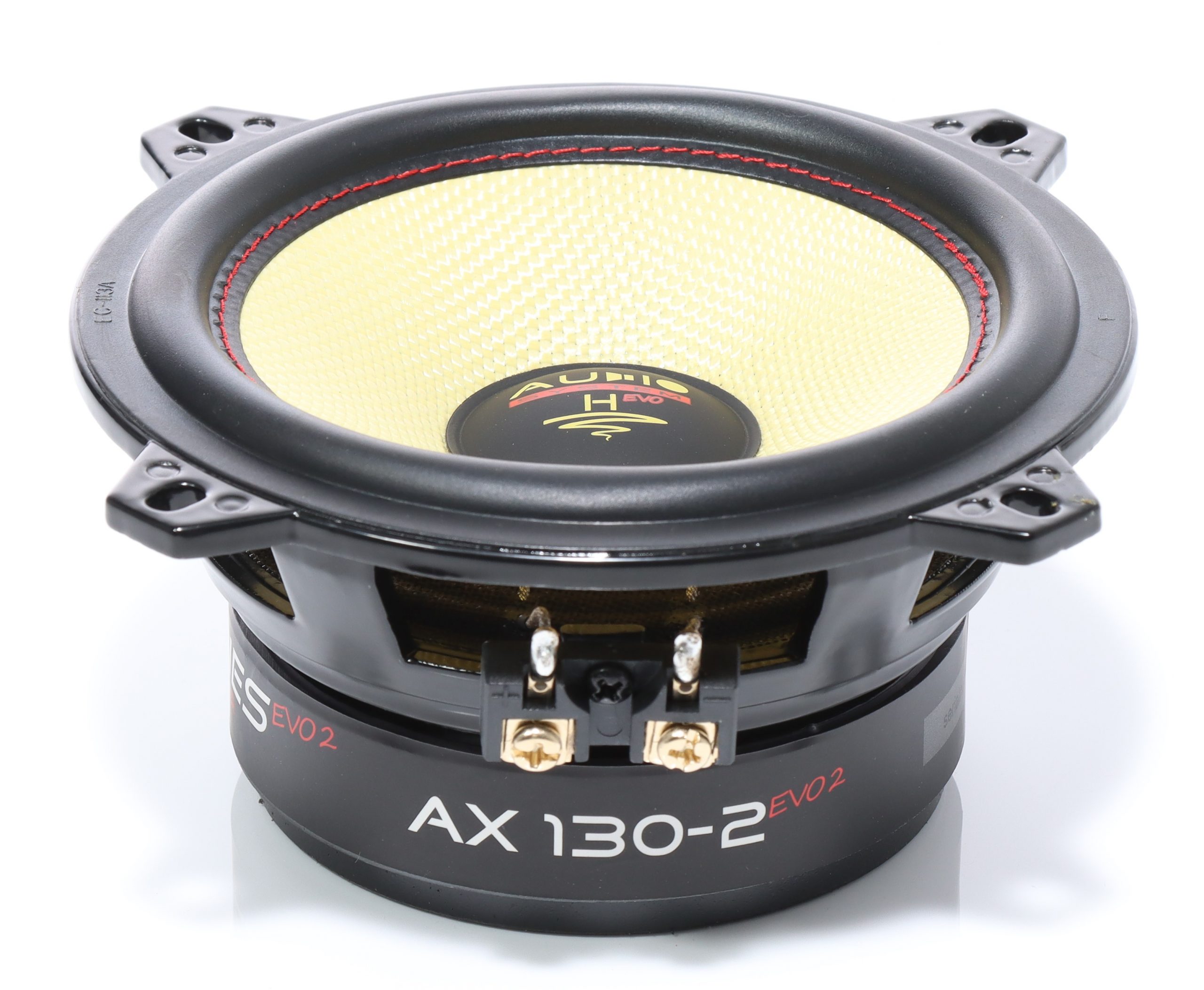 Audio System AX 130-2 EVO 2 Mitteltöner 13 cm (5.25") Kickbass Auto Lautsprecher Tieftöner 200 Watt - 1 Paar 