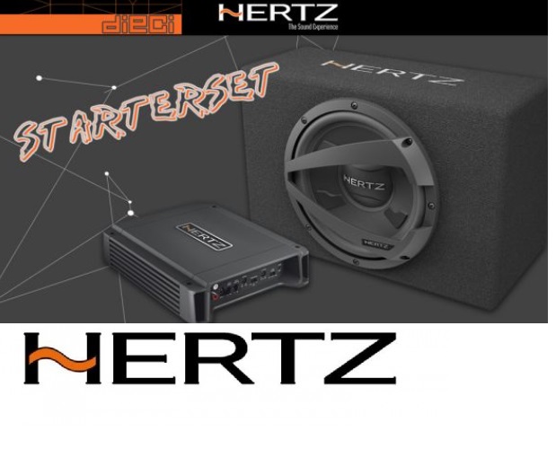 Hertz Dieci Starterset - Hertz HCP2 Verstärker + Hertz DBX25 Subwoofer