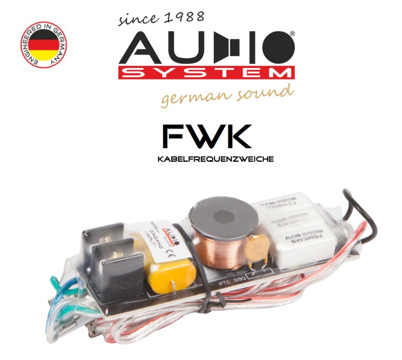 Audio crossover sistema FWK via cavo, le coppie di 4 volte ladeguamento acustico 