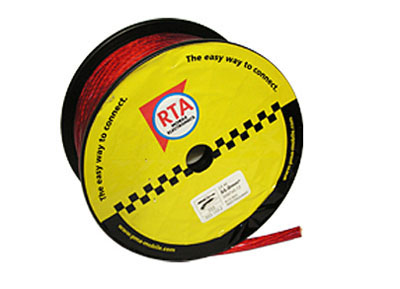 RTA 353.135-2 Stromkabel 35mm² Farbe: rot transparent - Länge: 25m