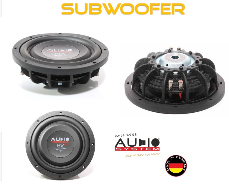 Audio System HX10 FLAT EVO HIGH-END Subwoofer HX-SERIES 25cm (10”) Woofer 
