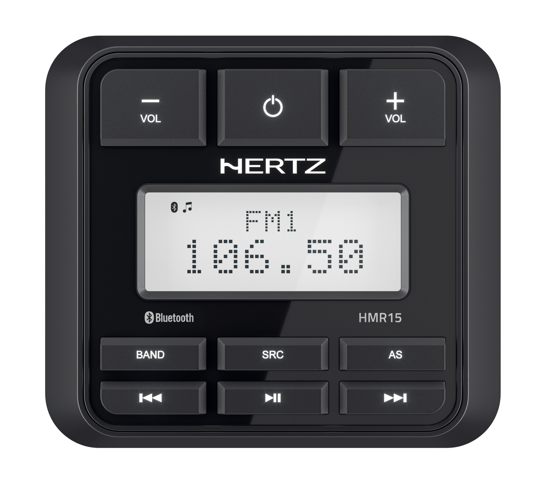 Hertz HMR 15 Marine Audio Digital Media Receiver Source Unit Marine Multi Media Receiver Player