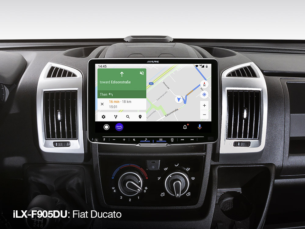 Navigation und Lautsprecher sowie Rückfahrkamera im Fiat Ducato 8