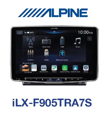 Alpine ILX-F905TRA7S Autoradio Digital Media Station DAB Radio Apple CarPlay und Android Auto für Ford Transit ab 2018