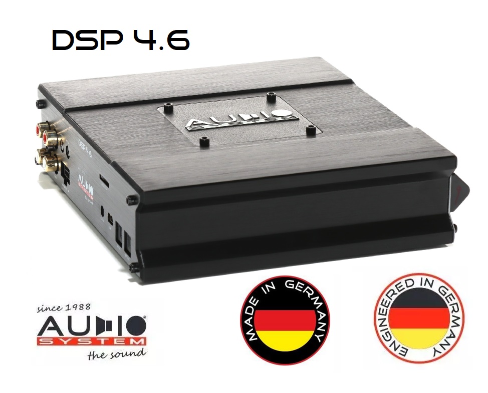 AUDIO SYSTEM DSP 4.6 6-Kanal Hochleistungs-DSP mit Freescale Multi-Core Chip